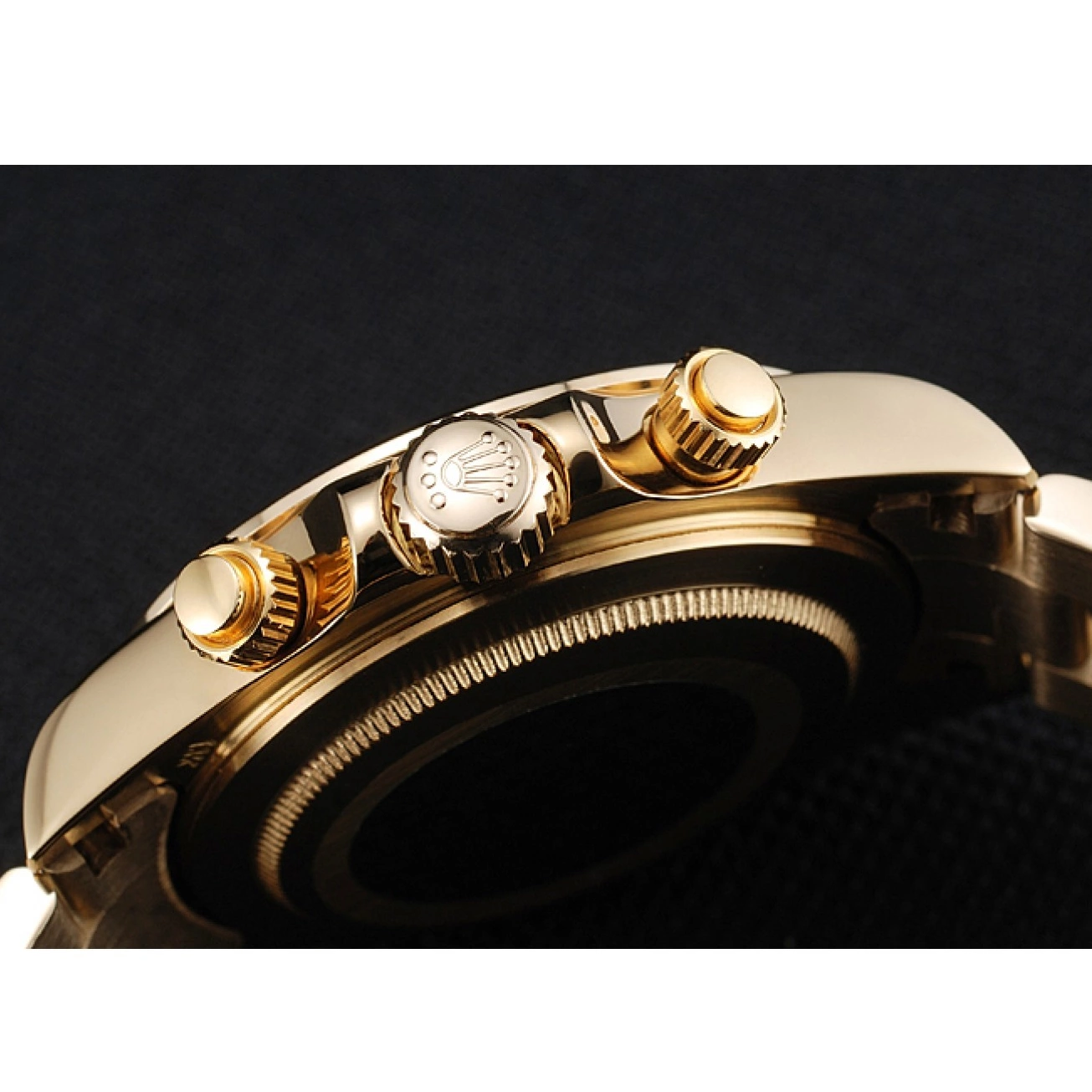 MiroTime 0813 Rolex Cosmograph Daytona Green Dial Gold Case And Bracelet 1454244